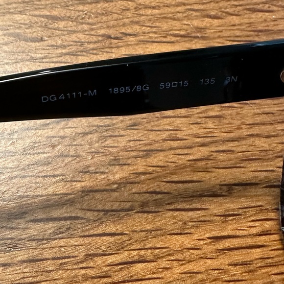 DOLCE GABBANA BLACK LACE WHITE ACETATE FRAME DG4111M SHADES SUNGLASSES - Picture 8 of 9